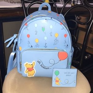 Danielle Nicole Pooh Bear backpack with Wallet